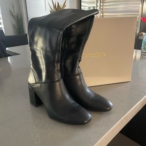 Franco Sarto tall black boots.